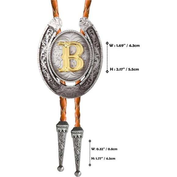 Bolo tie for Men B - Picture 3 of 6